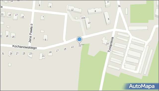 Stąporków, Kochanowskiego Jana, 11, mapa Stąporków