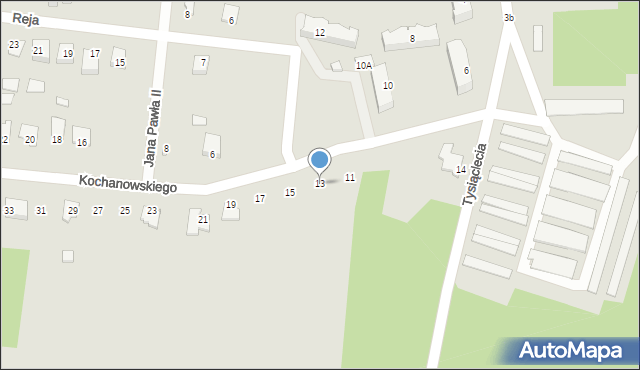 Stąporków, Kochanowskiego Jana, 13, mapa Stąporków