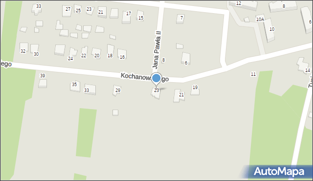 Stąporków, Kochanowskiego Jana, 23, mapa Stąporków