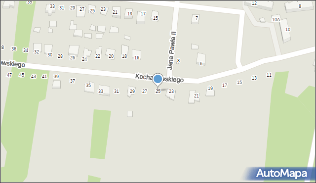 Stąporków, Kochanowskiego Jana, 25, mapa Stąporków