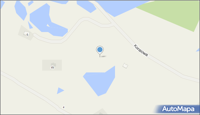 Stara Huta, Koralowa, 9c, mapa Stara Huta