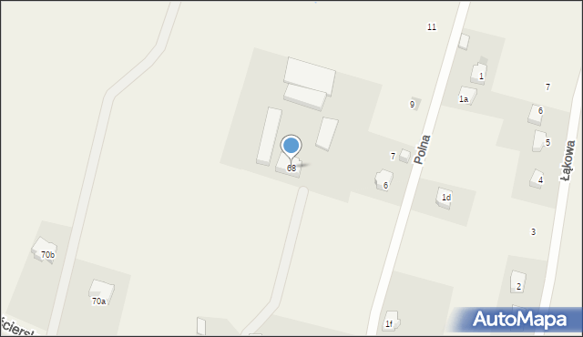 Stara Kiszewa, Kościerska, 68, mapa Stara Kiszewa