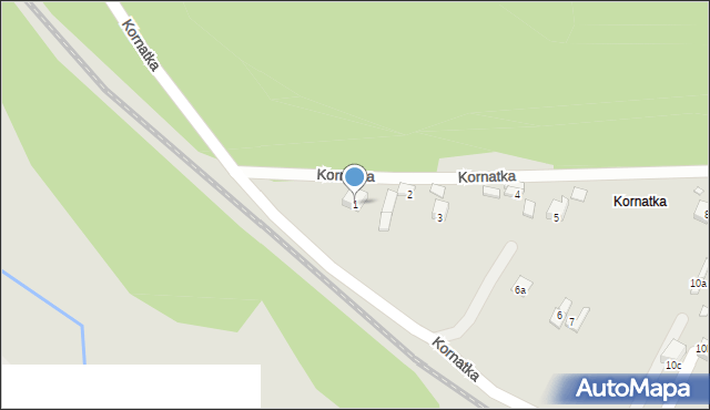 Starachowice, Kornatka, 1, mapa Starachowic