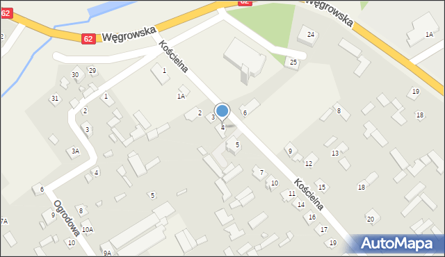 Starawieś, Kościelna, 4, mapa Starawieś