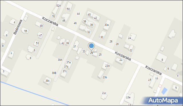 Stare Babice, Koczarska, 29, mapa Stare Babice
