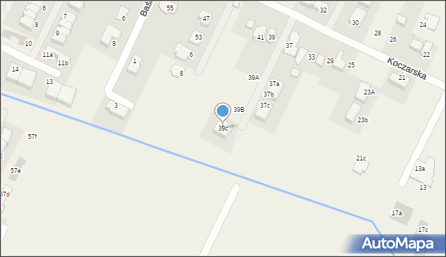 Stare Babice, Koczarska, 39c, mapa Stare Babice