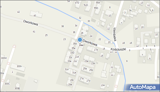 Stare Babice, Kościuszki Tadeusza, gen., 19B, mapa Stare Babice