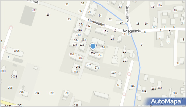 Stare Babice, Kościuszki Tadeusza, gen., 25A, mapa Stare Babice