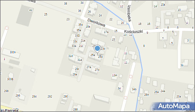 Stare Babice, Kościuszki Tadeusza, gen., 25C, mapa Stare Babice