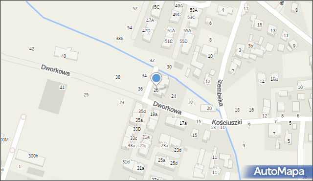 Stare Babice, Kościuszki Tadeusza, gen., 26, mapa Stare Babice