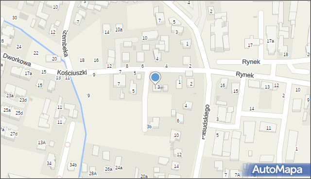 Stare Babice, Kościuszki Tadeusza, gen., 3, mapa Stare Babice