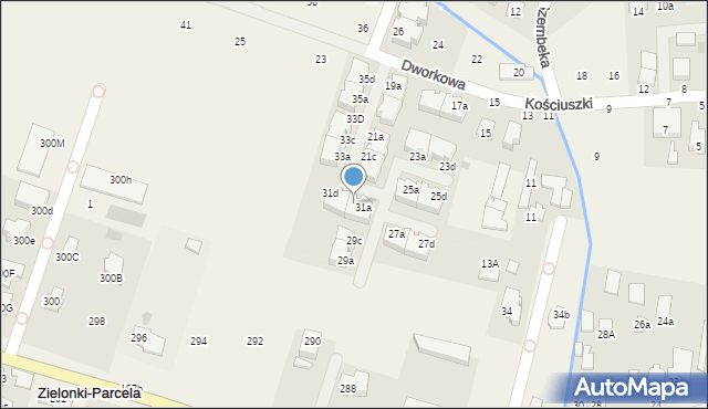 Stare Babice, Kościuszki Tadeusza, gen., 31B, mapa Stare Babice