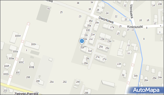 Stare Babice, Kościuszki Tadeusza, gen., 31D, mapa Stare Babice