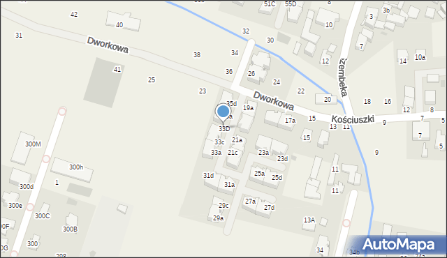 Stare Babice, Kościuszki Tadeusza, gen., 33D, mapa Stare Babice