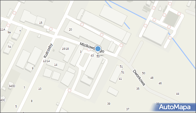 Stare Babice, Kościuszki Tadeusza, gen., 53, mapa Stare Babice