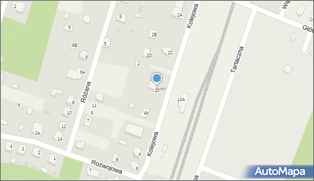 Stare Bosewo, Kolejowa, 10, mapa Stare Bosewo