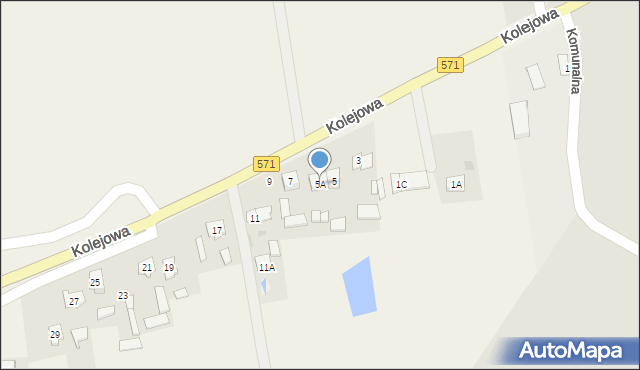 Stare Pieścirogi, Kolejowa, 5A, mapa Stare Pieścirogi