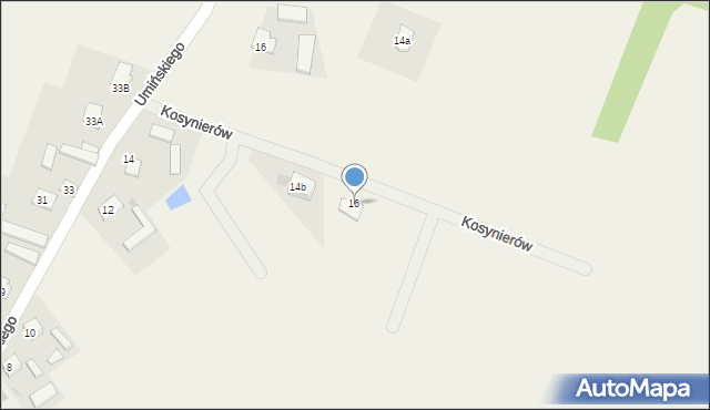 Stare Proboszczewice, Kosynierów, 16, mapa Stare Proboszczewice