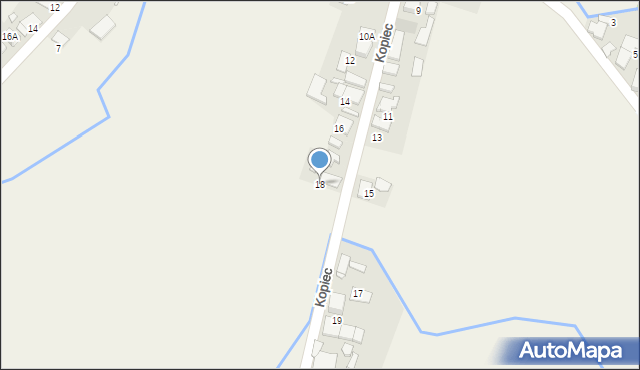 Stare Siołkowice, Kopiec, 18, mapa Stare Siołkowice