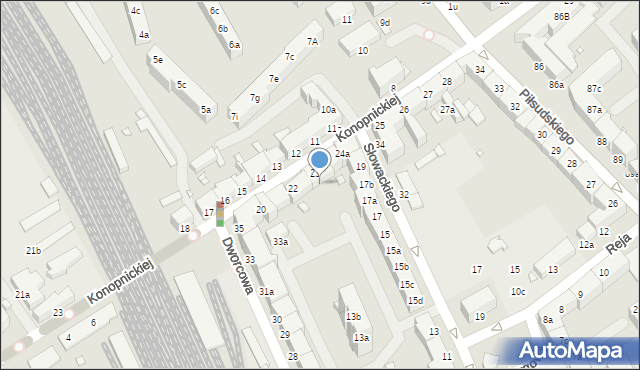 Stargard, Konopnickiej Marii, 23a, mapa Stargard