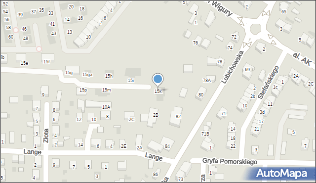 Starogard Gdański, Kociewska, 15k, mapa Starogard Gdański