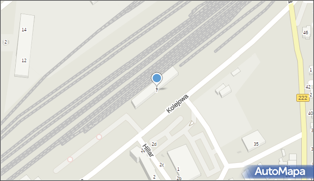 Starogard Gdański, Kolejowa, 7, mapa Starogard Gdański