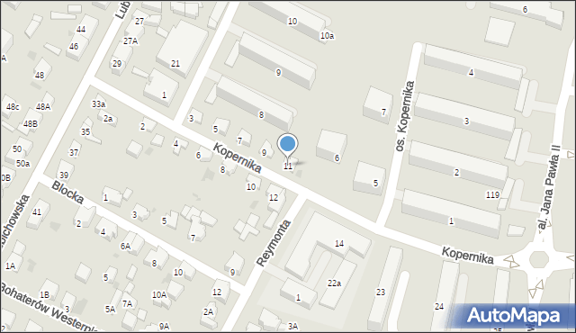 Starogard Gdański, Kopernika Mikołaja, 11, mapa Starogard Gdański