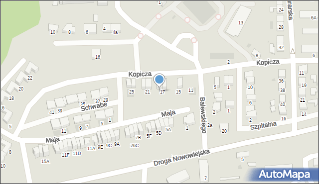 Starogard Gdański, Kopicza Józefa, dr., 19, mapa Starogard Gdański