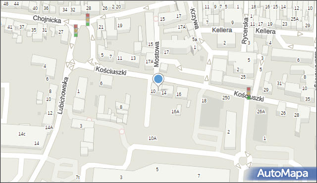 Starogard Gdański, Kościuszki Tadeusza, gen., 12, mapa Starogard Gdański