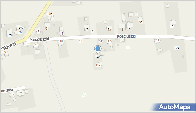 Stary Targ, Kościuszki Tadeusza, gen., 15, mapa Stary Targ