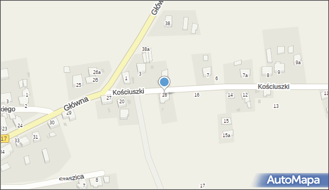 Stary Targ, Kościuszki Tadeusza, gen., 18, mapa Stary Targ