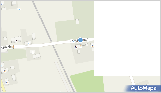 Stary Węgliniec, Konopnickiej Marii, 4a, mapa Stary Węgliniec