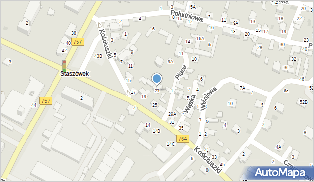 Staszów, Kościuszki Tadeusza, gen., 23, mapa Staszów
