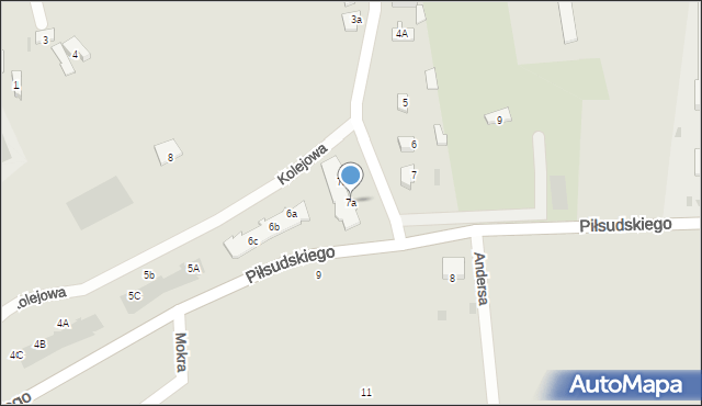 Stepnica, Kolejowa, 7a, mapa Stepnica