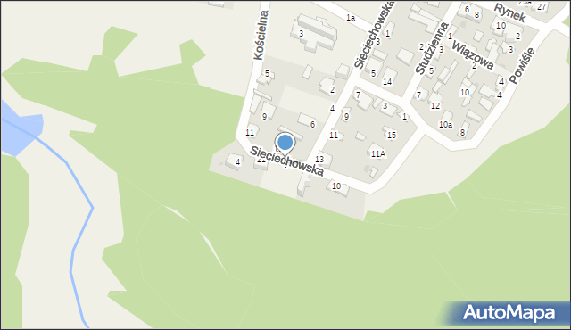 Stężyca, Kościelna, 6, mapa Stężyca