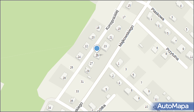 Stężyca, Konopnickiej Marii, 25, mapa Stężyca