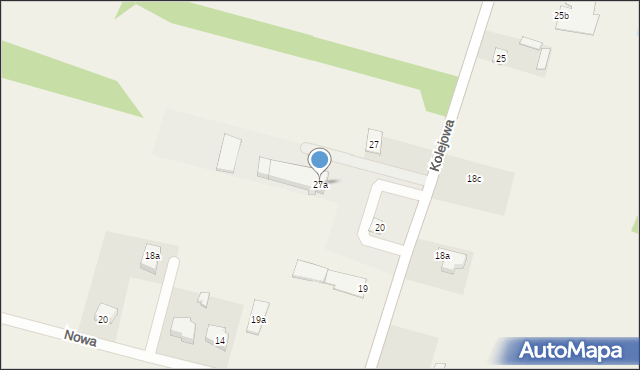 Stoczek, Kolejowa, 27a, mapa Stoczek