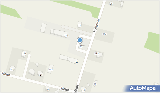Stoczek, Kolejowa, 27b, mapa Stoczek