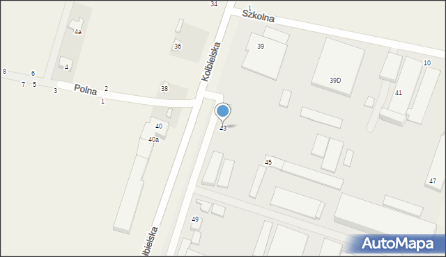 Stojadła, Kołbielska, 43, mapa Stojadła