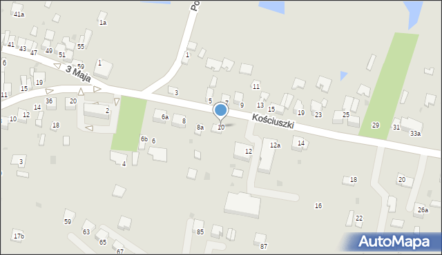 Stopnica, Kościuszki Tadeusza, gen., 10, mapa Stopnica