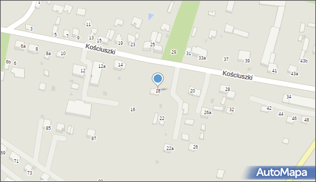Stopnica, Kościuszki Tadeusza, gen., 18, mapa Stopnica