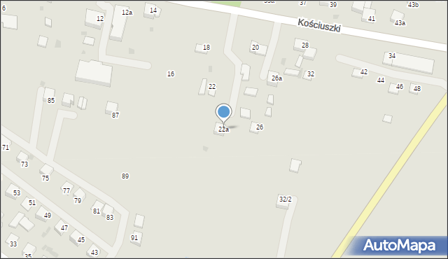 Stopnica, Kościuszki Tadeusza, gen., 22a, mapa Stopnica