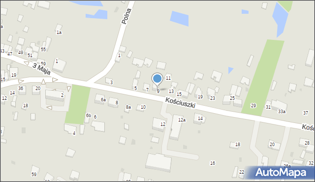 Stopnica, Kościuszki Tadeusza, gen., 9, mapa Stopnica