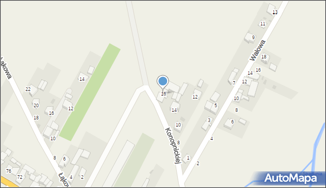 Stradunia, Konopnickiej Marii, 16, mapa Stradunia