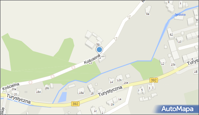 Stronie Śląskie, Kościelna, 11, mapa Stronie Śląskie