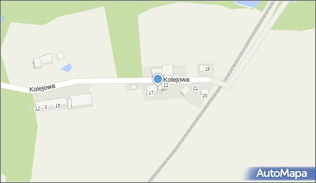 Stróża, Kolejowa, 18, mapa Stróża