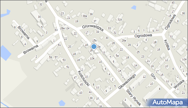 Stryków, Kolejowa, 14, mapa Stryków