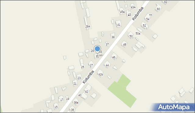 Strzałków, Kolumba, 31, mapa Strzałków