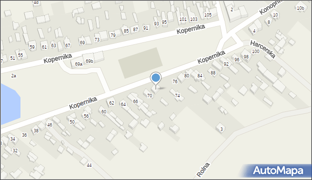 Strzałków, Kopernika Mikołaja, 72, mapa Strzałków
