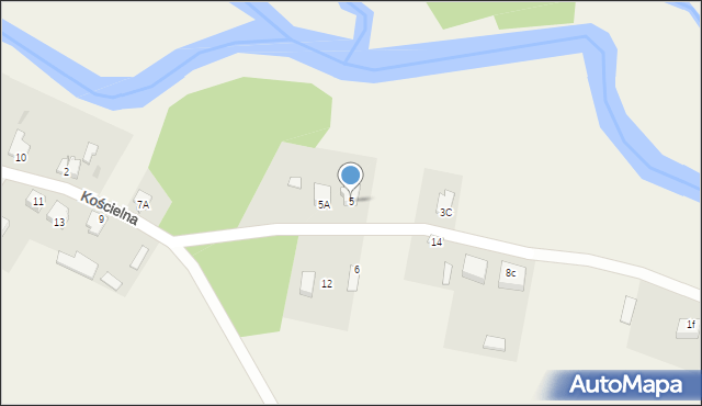 Strzegowo, Kościelna, 5, mapa Strzegowo